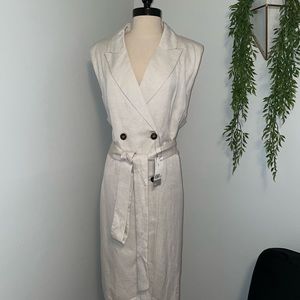 H&M linen blend dress